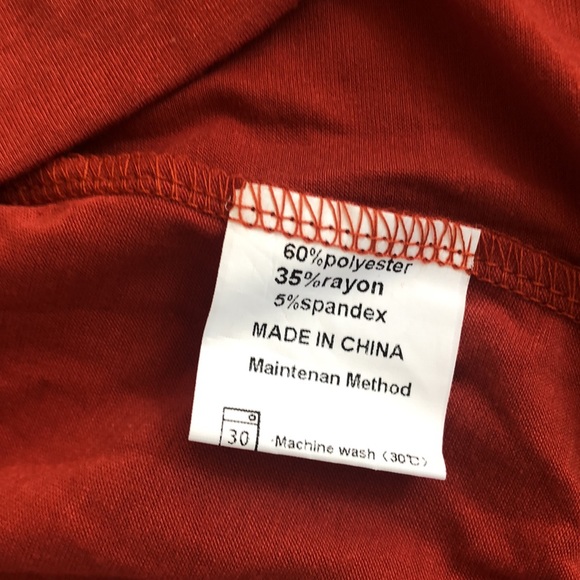 NWTSwing Dress with Pockets( Rust Red ) - Picture 12 of 12